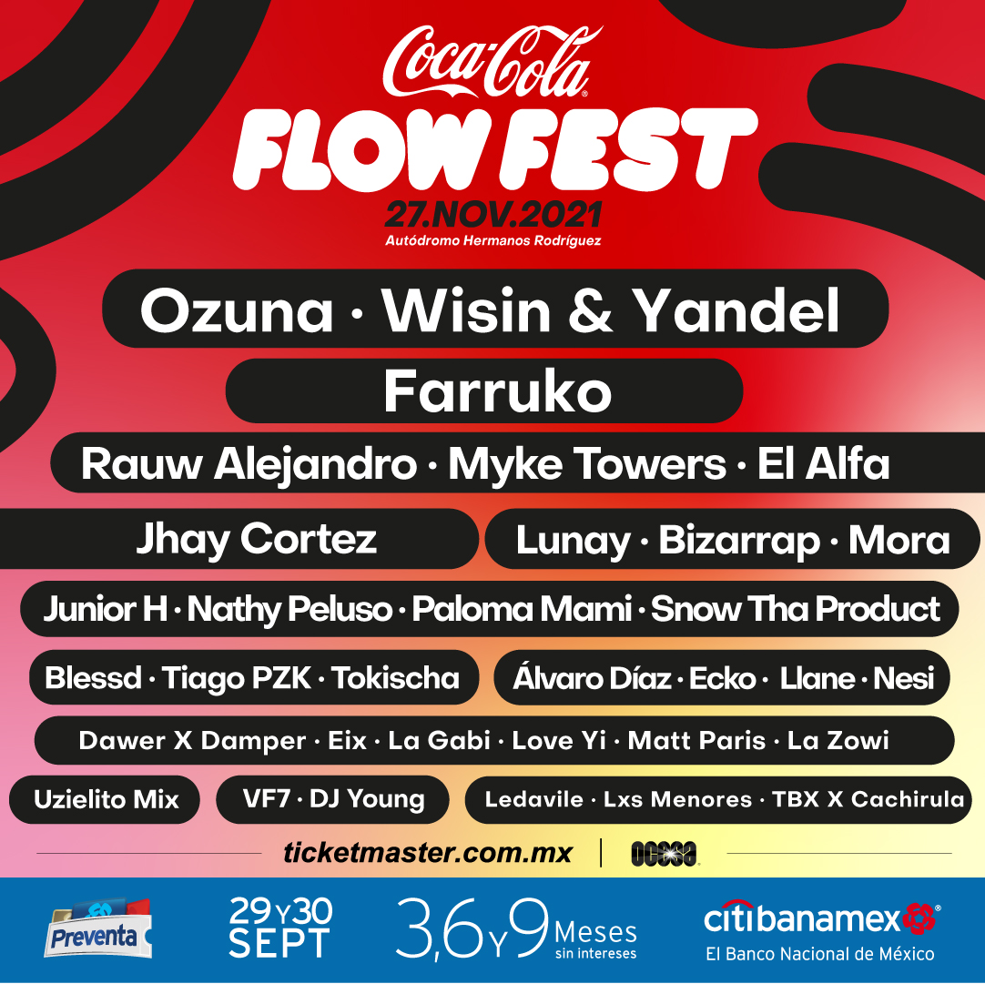 Coca Cola Flow Fest Confirmado Para Noviembre